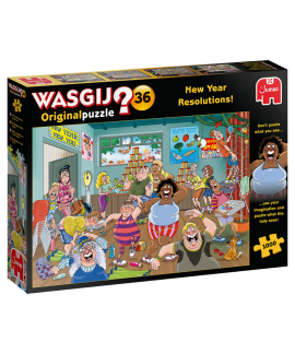Puzzle 1000 pièces Wasgij Résolutions du Nouvel An