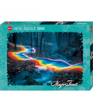 Puzzle 1000p Magic Forest Rainbow Road Heye