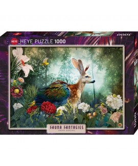 Puzzle 1000p Fauna Fantasies Jackalope Heye