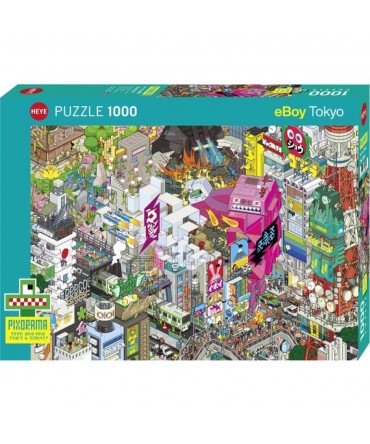 Puzzle 1000p Pixorama Tokyo Quest Heye