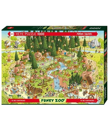 Puzzle 1000p Funky Zoo Black Forest Habitat Heye