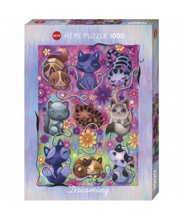 Puzzle 1000p Dreaming Kitty Cats Heye