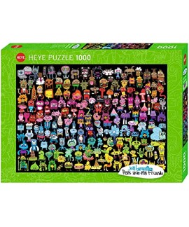 Puzzle 1000p  Doodle Rainbow Heye