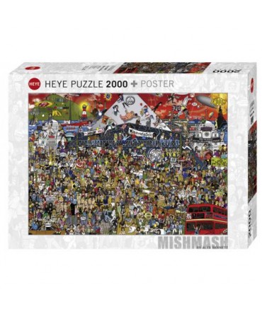 Puzzle 3000p Mishmash Football History Heye