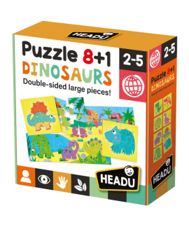 Puzzle 8+1 Dinosaures
