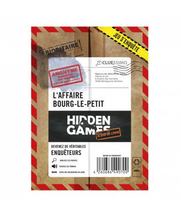 Hidden Games- L'Affaire Bourg le Petit