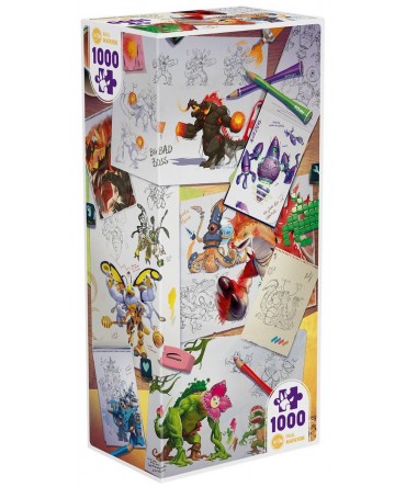 Puzzle Iello 1000pcs King of Tokyo Making of Monsters
