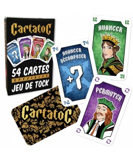 Jeu de Cartes TOCK - CartatoC, 54 cartes
