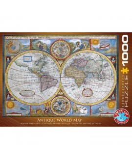Puzzle 1000p Carte du Monde Antique