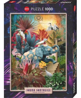 Puzzle 1000p Elephantaisy