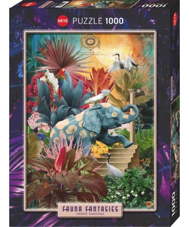 Puzzle 1000p Elephantaisy