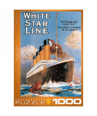 Puzzle 1000 pièces White Star Line Titanic