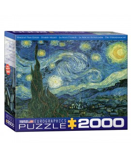 Puzzle 2000 pièces Nuit Etoilée Van Gogh