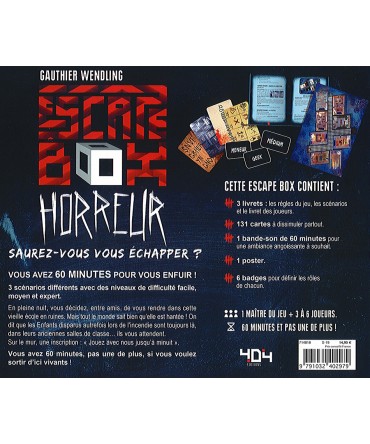 Escape Box - Horreur